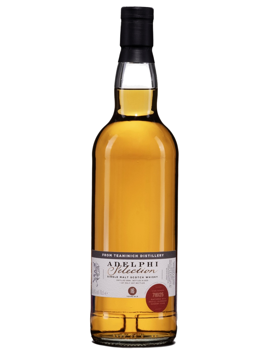 Adelphi 2009 Teaninich 16 Year Old Refill Oloroso Sherry Cask Single Cask #716125 Single Malt Scotch Whisky