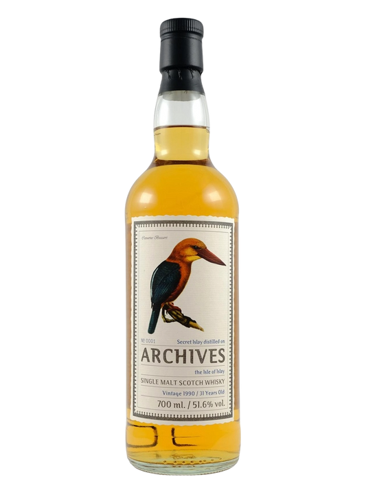 Archives 1990 Secret Islay 31 Year Old Refill Hogshead Single Cask Single Malt Scotch Whisky