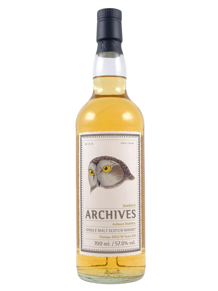 Archives 2013 Ardmore 10 Year Old 2nd Fill Bourbon Barrel Single Cask Single Malt Scotch Whisky