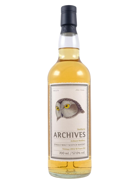 Archives 2013 Ardmore 10 Year Old 2nd Fill Bourbon Barrel Single Cask Single Malt Scotch Whisky