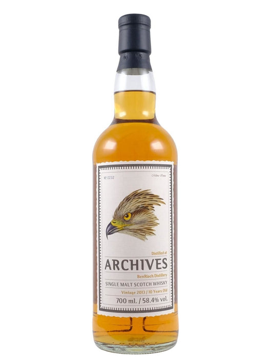 Archives 2013 Benriach 10 Year Old Single Cask Single Malt Scotch Whisky