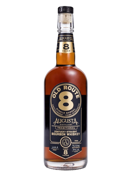 Augusta Old Route 8 Single Barrel 8 Year Old Limited Edition Kentucky Bourbon Whiskey (750ml)