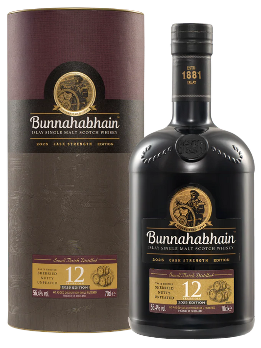 Bunnahabhain 12 Year Old Cask Strength 2025 Edition Single Malt Scotch Whisky