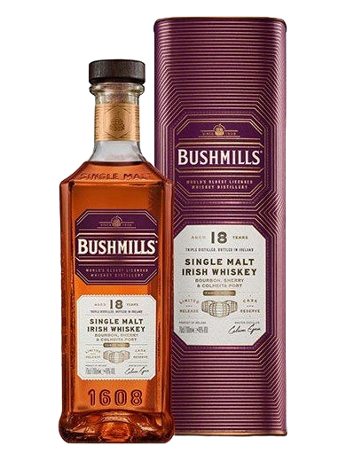 Bushmills 18 Year Old Triple Wood Irish Single Malt Whiskey