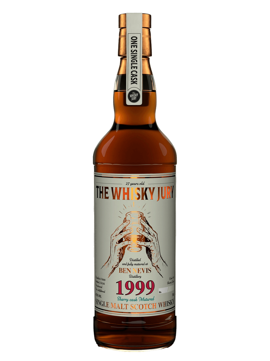 The Whisky Jury 1999 Ben Nevis 27 Year Old Refill Sherry Hogshead Single Cask Single Malt Scotch Whisky