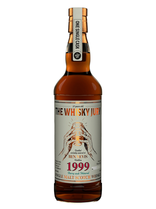 The Whisky Jury 1999 Ben Nevis 27 Year Old Refill Sherry Hogshead Single Cask Single Malt Scotch Whisky
