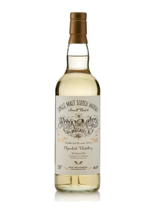Royal Mile Whiskies 2015 Clynelish 10 Year Old Single Malt Scotch Whisky
