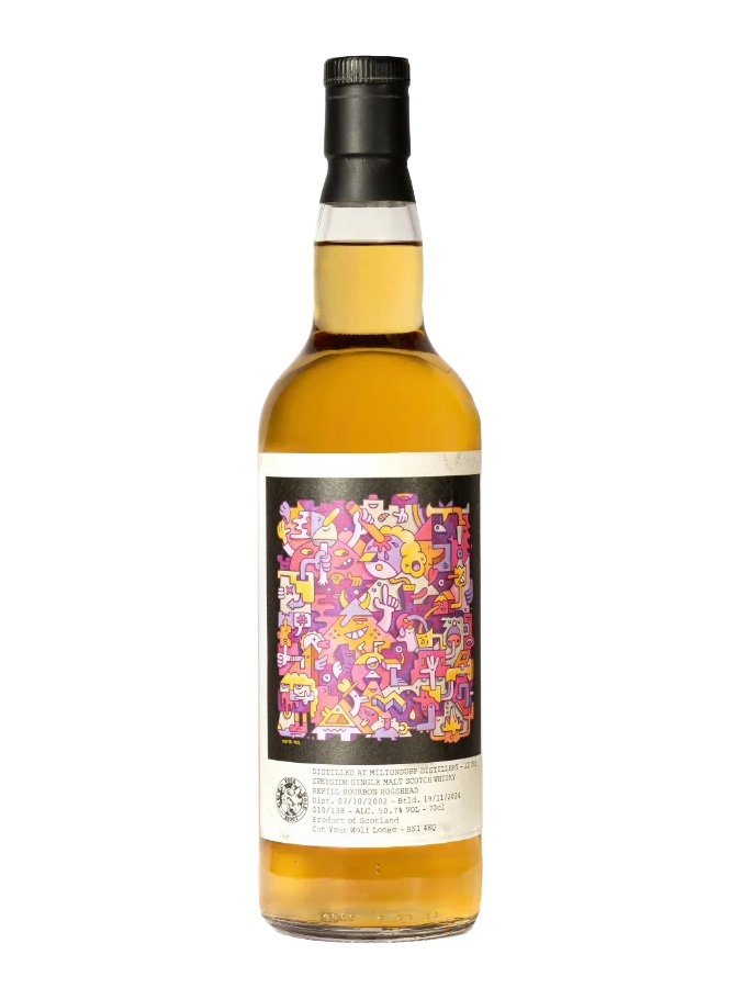 Cut Your Wolf Loose Miltonduff 22 Year Old Refill Hogshead Single Cask Single Malt Scotch Whisky