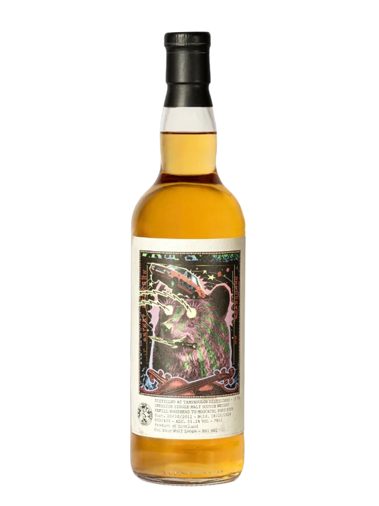 Cut Your Wolf Loose 2011 Tamnavulin 13 Year Old Moscatel Port Pipe Single Cask Single Malt Scotch Whisky