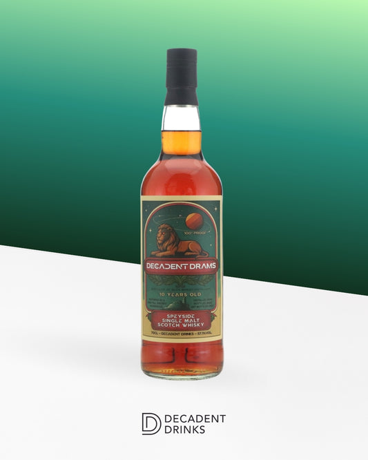 Decadent Drams 2014 Glen Moray 10 Year old 2nd Fill Sherry Hogshead Single Cask Single Malt Scotch Whisky