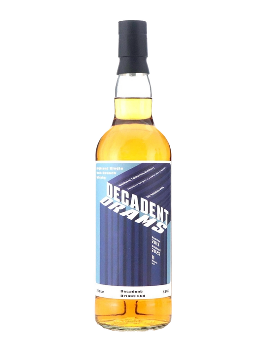 Decadent Drams 2013 Tullibardine 11 Year Old 2nd Fill Sherry Hogshead Single Cask Single Malt Scotch Whisky