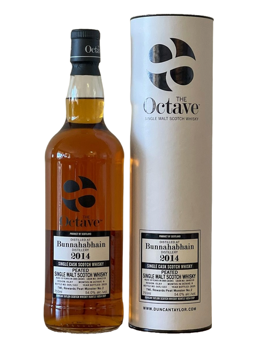 Duncan Taylor 2014 Bunnahabhain TWL Rewards Peat Monster No. 2 10 Year Old Single Cask Single Malt Scotch Whisky