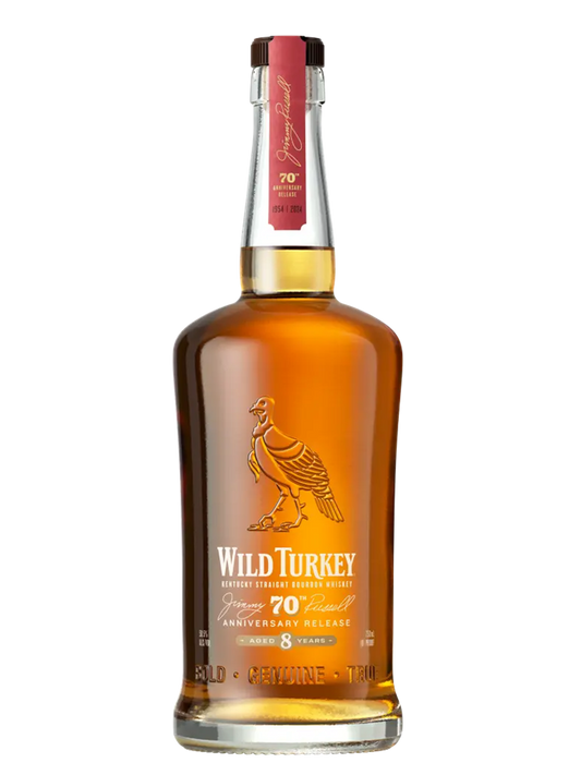 Wild Turkey Jimmy Russell's 70th Anniversary Release 8 Year Old Kentucky Straight Bourbon Whiskey