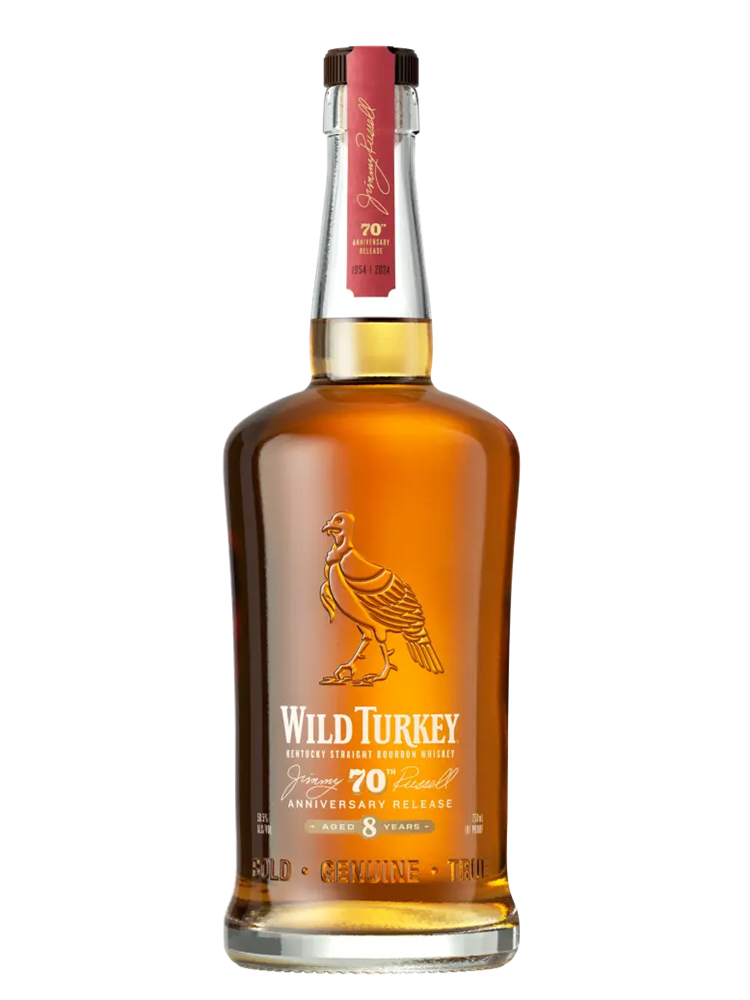 Wild Turkey Jimmy Russell's 70th Anniversary Release 8 Year Old Kentucky Straight Bourbon Whiskey