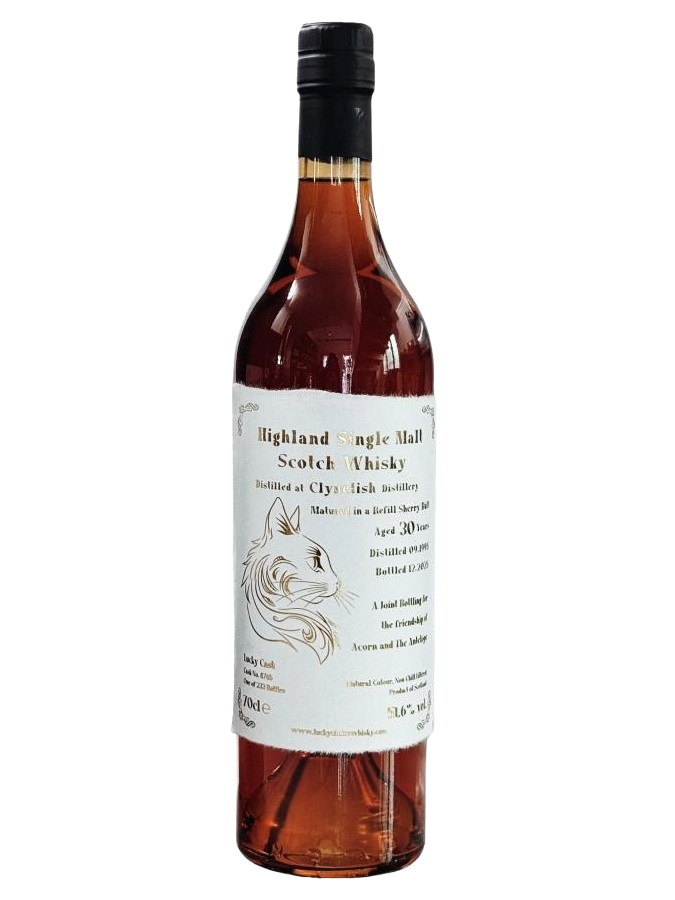 Lucky Choice 1995 Clynelish 30 Year Old Refill Sherry Butt Single Cask Single Malt Scotch Whisky