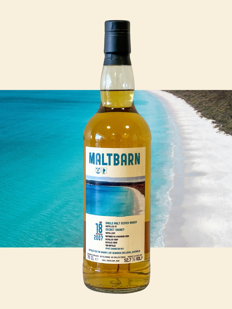 Maltbarn 2007 Secret Orkney 18 Year Old TWL Rewards Spirit Character No. 1 Single Cask Single Malt Scotch Whisky
