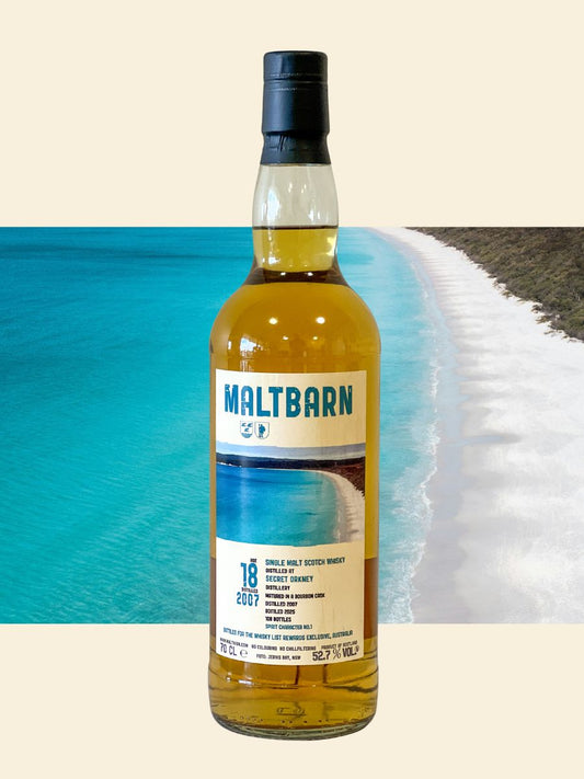 Maltbarn 2007 Secret Orkney 18 Year Old TWL Rewards Spirit Character No. 1 Single Cask Single Malt Scotch Whisky