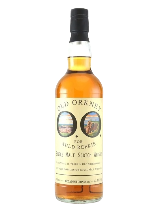Old Orkney 2002 Auld Reekie 15 Year Old For Royal Mile Whiskies Single Cask Single Malt Scotch Whisky