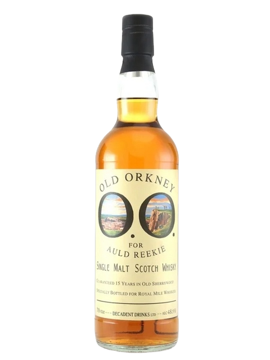 Old Orkney 2002 Auld Reekie 15 Year Old For Royal Mile Whiskies Single Cask Single Malt Scotch Whisky