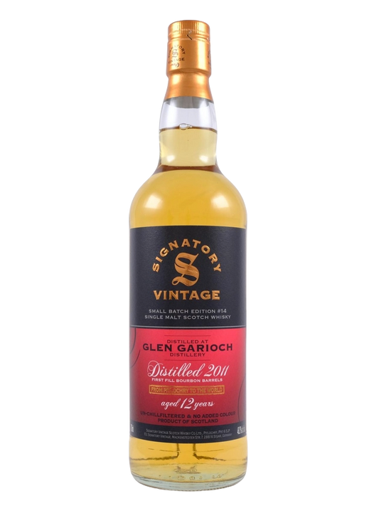 Signatory Vintage Small Batch 2011 Glen Garioch 12 Year Old Single Malt Scotch Whisky