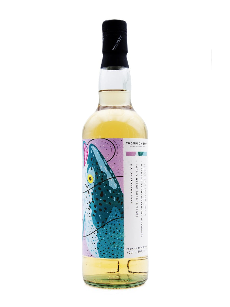 Thompson Bros. 2009 Craigellachie 13 Year Old Refill Hogshead Single Malt Scotch Whisky