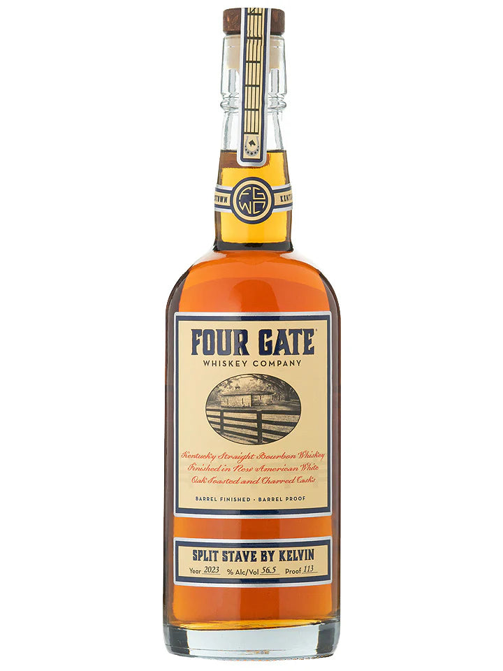 Four Gate Split Stave by Kelvin Kentucky Straight Bourbon Whiskey