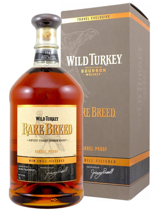 Wild Turkey Rare Breed Barrel Proof Bourbon Whiskey (1000ml)