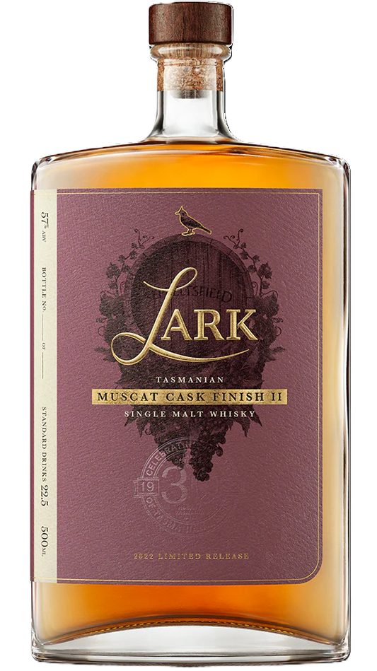 Lark Muscat Cask Finish II Australian Single Malt Whisky (500ml)