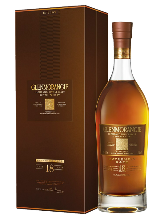 Glenmorangie 18 Year Old Extremely Rare Single Malt Scotch Whisky