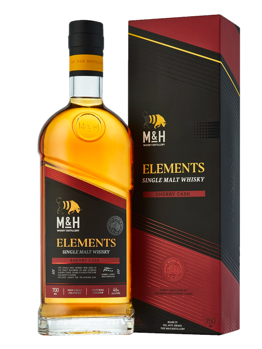 M&H Elements Sherry Cask Israeli Single Malt Whisky