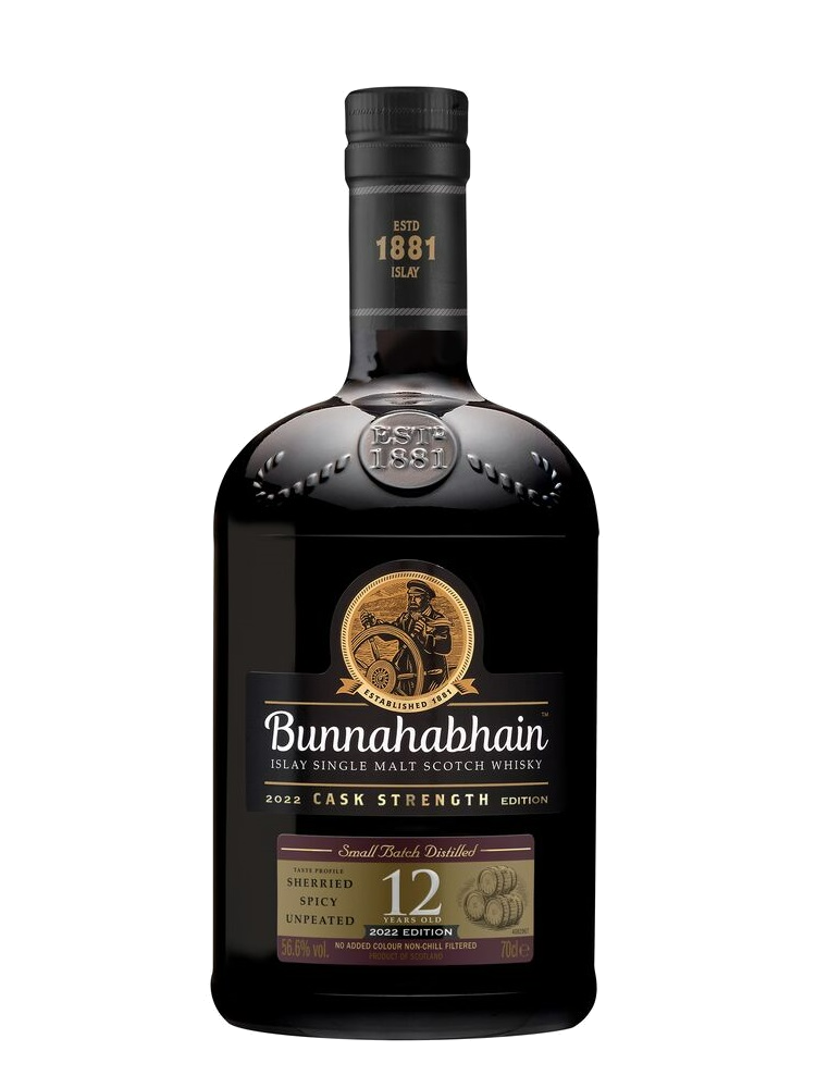 Bunnahabhain 12 Year Old Cask Strength 2022 Release Single Malt Scotch Whisky