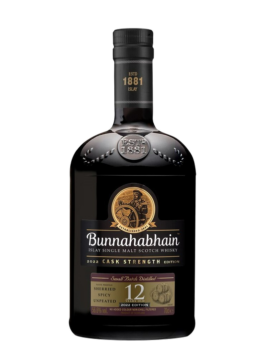 Bunnahabhain 12 Year Old Cask Strength 2022 Release Single Malt Scotch Whisky