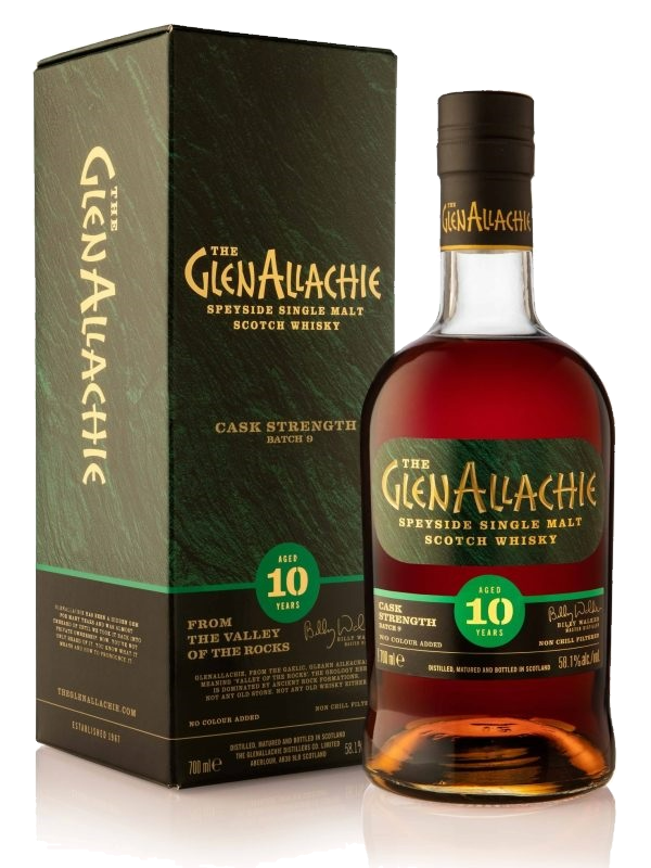 GlenAllachie 10 Year Old Cask Strength Batch 9 Single Malt Scotch Whisky