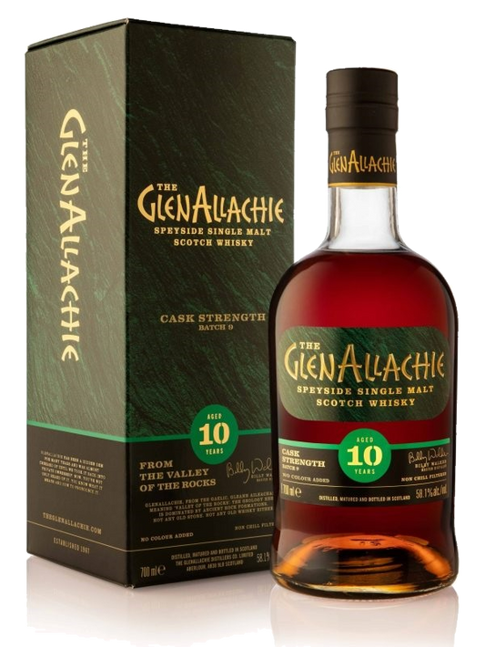 GlenAllachie 10 Year Old Cask Strength Batch 9 Single Malt Scotch Whisky