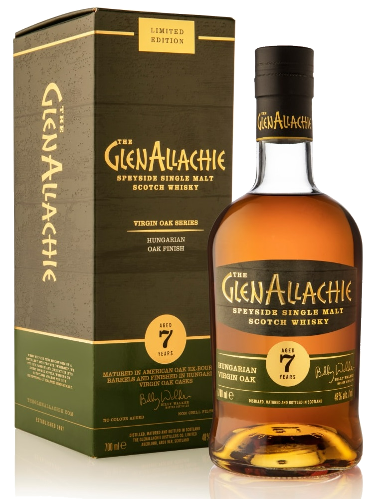 GlenAllachie 7 Year Old Hungarian Virgin Oak Single Malt Scotch Whisky