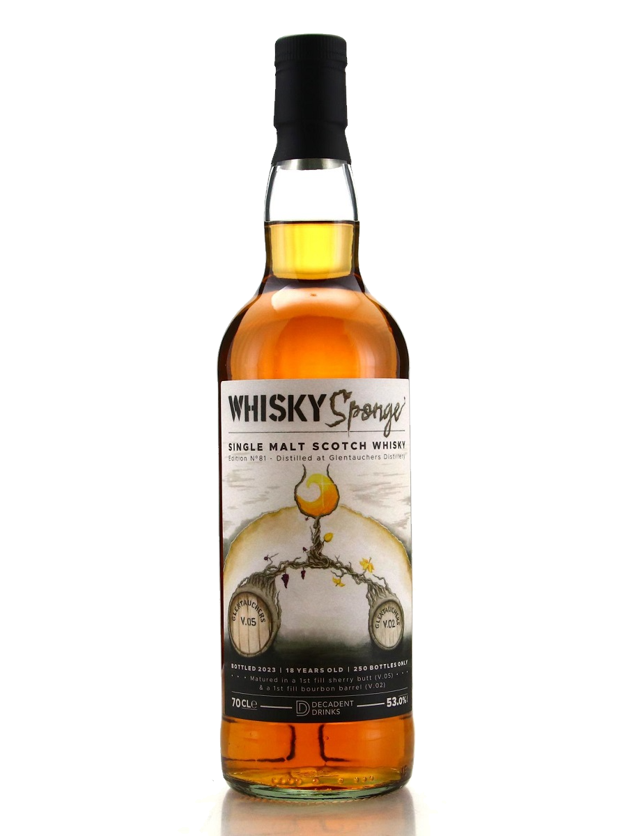 Decadent Drinks WhiskySponge No. 81 Glentauchers 18 Year Old Single Malt Scotch Whisky
