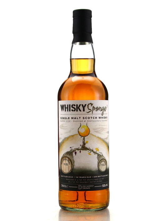 Decadent Drinks WhiskySponge No. 81 Glentauchers 18 Year Old Single Malt Scotch Whisky