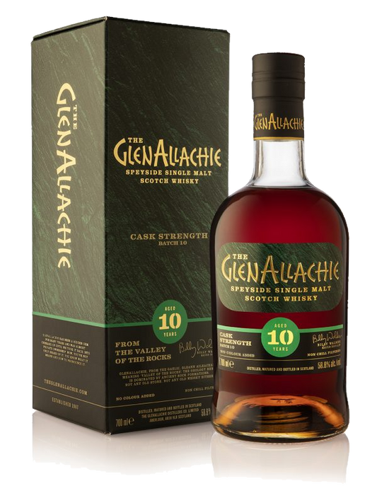 GlenAllachie 10 Year Old Cask Strength Batch 10 Single Malt Scotch Whisky